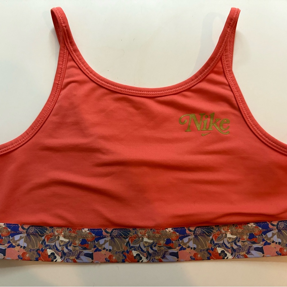 Nike Coral Activewear Top Size M Girls